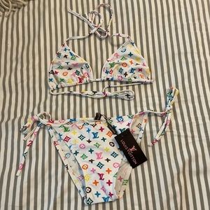 WHITE Designer inspired bikini